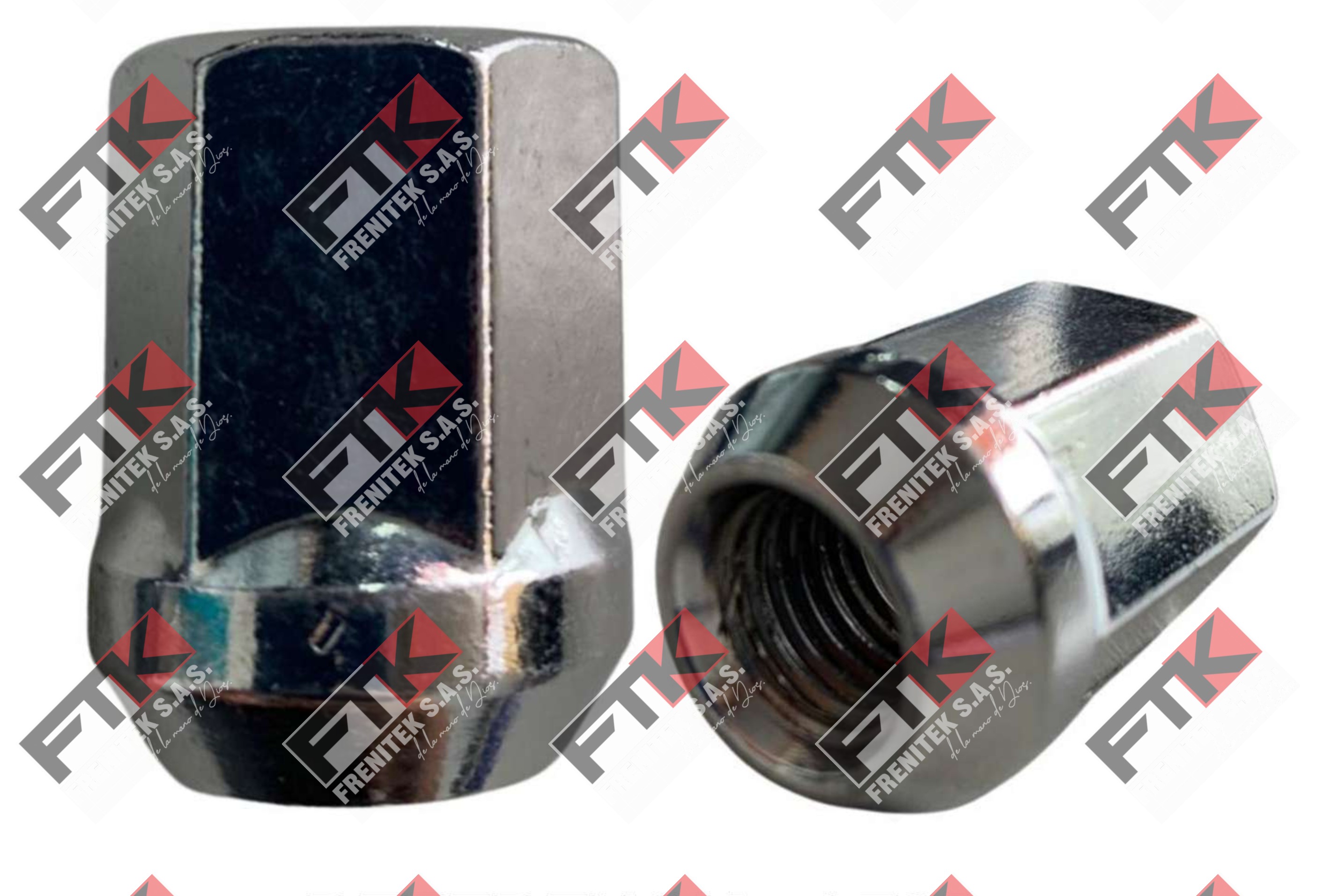 TUERCA LUJO - DMX LARGA 12X1.5X28 HEX 19