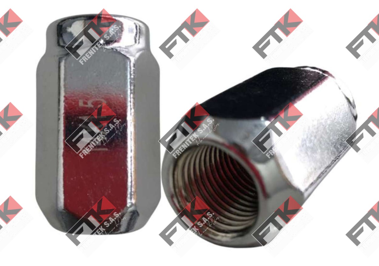 TUERCA LUJO - CONICA 14X1.5X38 HEX 21R