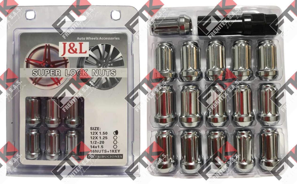 SET GORILA 12x1.5 CROMADO